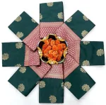 TRENDING LICHI SILK JACQUARD WORK SAREE WITH UNSTITCHED BLOUSE FESTIVE WEAR WHOLESALE PRICE ETHNIC GARMENT (3)