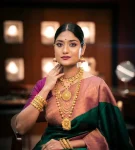 TRENDING LICHI SILK JACQUARD WORK SAREE WITH UNSTITCHED BLOUSE FESTIVE WEAR WHOLESALE PRICE ETHNIC GARMENT (3)