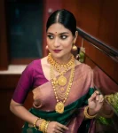 TRENDING LICHI SILK JACQUARD WORK SAREE WITH UNSTITCHED BLOUSE FESTIVE WEAR WHOLESALE PRICE ETHNIC GARMENT (3)