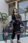 10ATTRACTIVE CHINON SEQUENCE EMBROIDERY WORK TOP BOTTOM WITH DUPATTA FESTIVE WEAR WHOLESALE PRICE ETHNIC GARMENT (19)