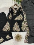 11DESIGNER FENDY SEQUENCE EMBROIDERY WORK TOP PALAZZO WITH DUPATTA FESTIVE WEAR WHOLESALE PRICE ETHNIC GARMENT (11)