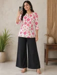 11FANCY RAYON DIGITAL PRINT WORK TOP PALAZZO SET CASUAL WEAR WHOLESALE PRICE ETHNIC GARMENT (7)