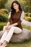 11NEW ARRIVAL DHABU COTTON HAND EMBROIDERY BUTTA WORK ONLY TOP DAILY WEAR WHOLESALE PRICE ETHNIC GARMENT (12)