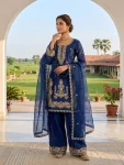 11RICH LOOK GMY SILK EMBROIDERY AND SEQUENCE WORK TOP PATIYALA WITH DUPATTA FESTIVE WEAR WHOLESALE PRICE ETHNIC GARMENT (16)