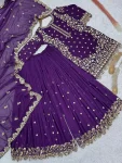 14DESIGNER GEORGETTE EMBROIDERY AND SEQUENCE WORK WITH CUT WORK TOP PALAZZO WITH DUPATTA WEDDING WEAR WHOLESALE PRICE ETHNIC GARMENT (9)