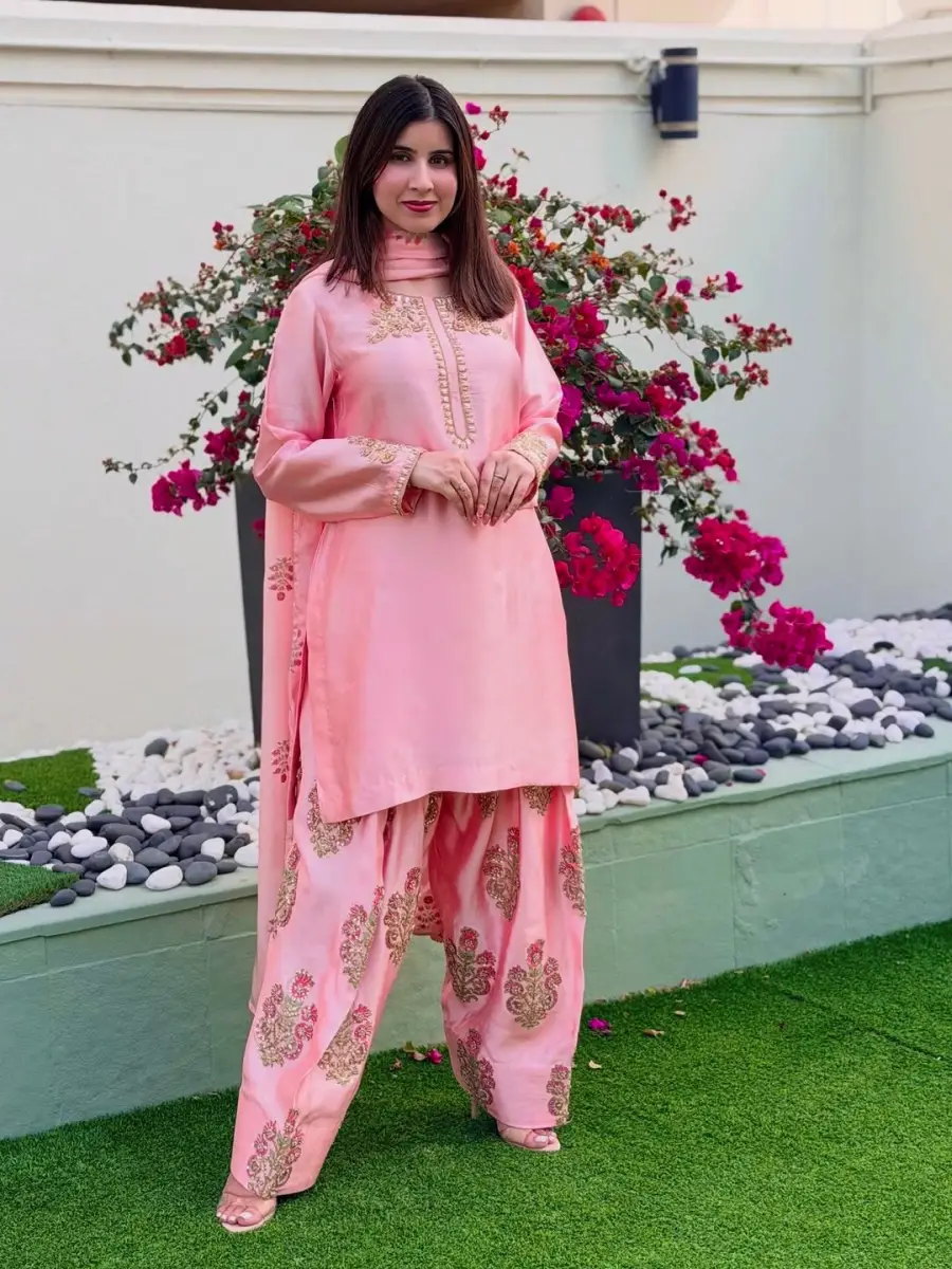 14FANCY CREPE SILK EMBROIDERY THREAD SEQUENCE WORK TOP PATIYALA WITH DUPATTA FESTIVE WEAR WHOLESALE PRICE ETHNIC GARMENT (13)
