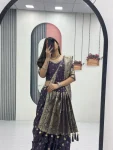 15DESIGNER PURE SILK JACQUARD WORK SAREE WITH UNSTITCHED BLOUSE WEDDING WEAR WHOLESALE PRICE ETHNIC GARMENT (28)