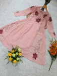 17MODERN COTTON BUTTI SEQUENCE EMBROIDERED WORK TOP BOTTOM WITH DUPATTA FESTIVE WEAR WHOLESALE PRICE ETHNIC GARMENT (17)