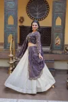 19RICH LOOK COSMOS ZARI & SEQUENCE EMBROIDERED WORK LEHENGA CHOLI WITH DUPATTA WEDDING WEAR WHOLESALE PRICE ETHNIC GARMENT (3)