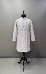 1DESIGNER SOFT SILK WHITE EMBROIDERY THREAD WITH MULTI SEQUENCE WORK MEN’S KURTA PAYJAMA FESTIVE WEAR WHOLESALE PRICE ETHNIC GARMENT (4)