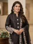 1FANCY CREPE SILK EMBROIDERY WORK TOP PALAZZO WITH DUPATTA FESTIVE WEAR WHOLESALE PRICE ETHNIC GARMENT (14)
