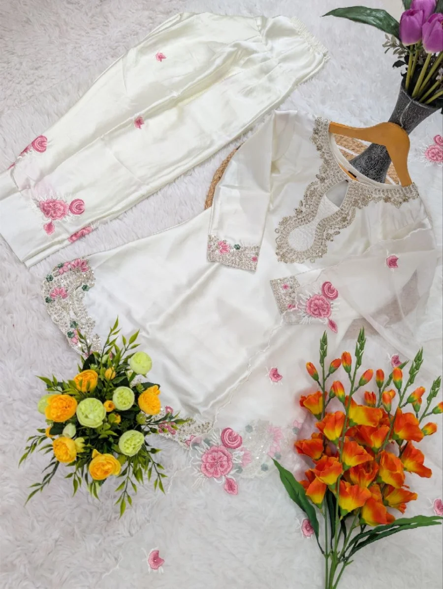 1FANCY JAPAN SATIN SEQUENCE CODING EMBROIDERY WORK TOP PATIYALA WITH DUPATTA FESTIVE WEAR WHOLESALE PRICE ETHNIC GARMENT (17)