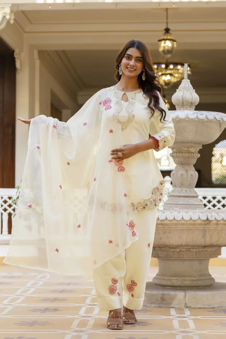 1FANCY JAPAN SATIN SEQUENCE CODING EMBROIDERY WORK TOP PATIYALA WITH DUPATTA FESTIVE WEAR WHOLESALE PRICE ETHNIC GARMENT (19)