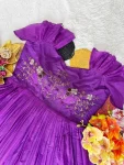 1FANCY KOTA CHECKS MAGGAMHANDWORK ONE PIECE DRESS DAILY WEAR WHOLESALE PRICE ETHNIC GARMENT (14)