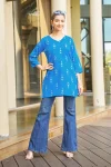 1FANCY POLY RAYON PRINT WORK TOP DAILY WEAR WHOLESALE PRICE ETHNIC GARMENT (9)