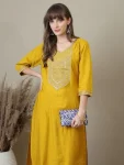 1FANCY RAYON EMBROIDERY WORK ONLY KURTI FESTIVE WEAR WHOLESALE PRICE ETHNIC GARMENT (5)
