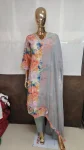 1LATEST CHANDERI HANDWORK TOP BOTTOM WITH DUPATTA FESTIVE WEAR WHOLESALE PRICE ETHNIC GARMENT (9)