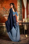 1MODERN MUL COTTON CONTRAST PALLU & FANCY TASSELS WORK SAREE WITH UNSTITCHED BLOUSE FESTIVE WEAR WHOLESALE PRICE ETHNIC GARMENT (11)