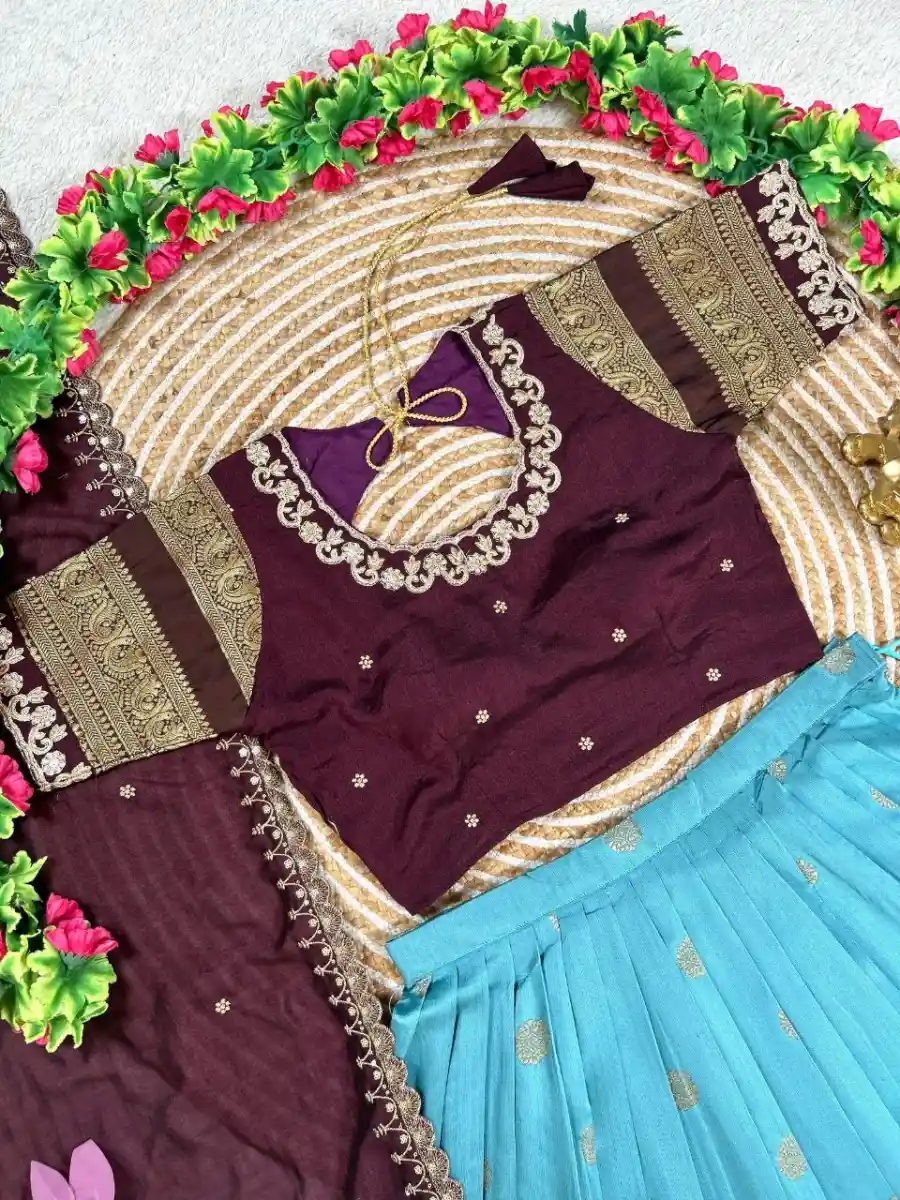 1MODERN RANGOLI SILK EMBROIDERY WORK LEHENGA CHOLI WITH DUPATTA WEDDING WEAR WHOLESALE PRICE ETHNIC GARMENT (14)