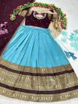 1MODERN RANGOLI SILK EMBROIDERY WORK LEHENGA CHOLI WITH DUPATTA WEDDING WEAR WHOLESALE PRICE ETHNIC GARMENT (16)