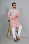 1MODERN RAYON DIGITAL PRINT WORK MEN’S KURTA PAYJAMA FESTIVE WEAR WHOLESALE PRICE ETHNIC GARMENT (2)
