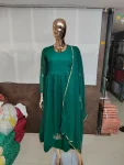 1NEW ARRIVAL GEORGETTE PLAIN TOP WITH DUPATTA DAILY WEAR WHOLESALE PRICE ETHNIC GARMENT (6)