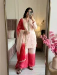 1NEW ARRIVAL ROMAN GLASS EMBROIDERY CODING-DORI WITH REAL MIRROR HAND WORK TOP PALAZZO WITH DUPATTA PARTY WEAR WHOLESALE PRICE ETHNIC GARMENT (6)