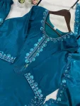 1RICH LOOK CHINON SEQUENCE EMBROIDERY WORK TOP PATIYALA WITH DUPATTA FESTIVE WEAR WHOLESALE PRICE ETHNIC GARMENT (1)