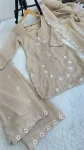 1RICH LOOK CRUNCHY SILK THREAD & SEQUENCE WORK TOP PALAZZO WITH DUPATTA FESTIVE WEAR WHOLESALE PRICE ETHNIC GARMENT (13)
