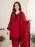 1RICH LOOK MUL CHANDERI EMBROIDERY WORK TOP PALAZZO WITH DUPATTA FESTIVE WEAR WHOLESALE PRICE ETHNIC GARMENT (16)