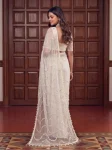 1RICH LOOK NET BEADS ,SEQUENCE, PEARLS EMBROIDERY WORK SAREE WITH UNSTITCHED BLOUSE PARTY WEAR WHOLESALE PRICE ETHNIC GARMENT (28)