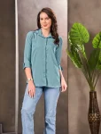 1RICH LOOK RINKAL COTTON PLAIN OFFICE WEAR WHOLESALE PRICE ETHNIC GARMENT (16)
