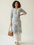 1TRENDING COTTON EMBROIDERY WORK TOP BOTTOM SET DAILY WEAR WHOLESALE PRICE ETHNIC GARMENT (12)