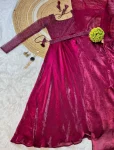 1TRENDING FENDY SILK SEQUENCE AND BEADS WORK GOWN WITH DUPATTA AND WAIST BELT FESTIVE WEAR WHOLESALE PRICE ETHNIC GARMENT (4)