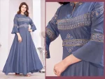 1TRENDING MUSLIN EMBROIDERY WOEK GOWN FESTIVE WEAR WHOLESALE PRICE ETHNIC GARMENT (9)