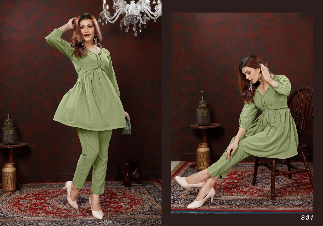 21NEW ARRIVAL COTTON HANDWORK CO-ORD SET FESTIVE WEAR WHOLESALE PRICE ETHNIC GARMENT (4)