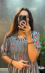 22FANCY MUL CHANDERI PRINTED WORK ONE PIECE DRESS DAILY WEAR WHOLESALE PRICE ETHNIC GARMENT (2)
