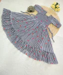 22FANCY MUL CHANDERI PRINTED WORK ONE PIECE DRESS DAILY WEAR WHOLESALE PRICE ETHNIC GARMENT (2)