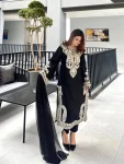 22NEW ARRIVAL ORGANZA SILK EMBROIDERY WORK TOP PALAZZO WITH DUPATTA FESTIVE WEAR WHOLESALE PRICE ETHNIC GARMENT (6)