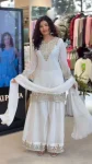 23MODERN FENDY SEQUENCE EMBROIDERY WORK TOP PALAZZO WITH DUPATTA FESTIVE WEAR WHOLESALE PRICE ETHNIC GARMENT (21)