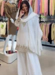 23MODERN FENDY SEQUENCE EMBROIDERY WORK TOP PALAZZO WITH DUPATTA FESTIVE WEAR WHOLESALE PRICE ETHNIC GARMENT (21)