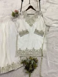 23MODERN FENDY SEQUENCE EMBROIDERY WORK TOP PALAZZO WITH DUPATTA FESTIVE WEAR WHOLESALE PRICE ETHNIC GARMENT (21)