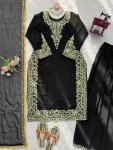 25DESIGNER GEORGETTE THREAD WITH SEQUENCE WORK TOP PALAZZO WITH DUPATTA FESTIVE WEAR WHOLESALE PRICE ETHNIC GARMENT (26)