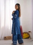28MODERN RAYON COTTON EMBROIDERY THREAD WORK TOP PALAZZO WITH DUPATTA FESTIVE WEAR WHOLESALE PRICE ETHNIC GARMENT (16)
