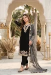 29TRENDING GEORGETTE EMBROIDERY WITH SWAROVSKI HAND WORK TOP BOTTOM WITH DUPATTA FESTIVE WEAR WHOLESALE PRICE ETHNIC GARMENT (12)
