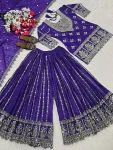 2DESIGNER CHINON SILK SEQUENCE EMBROIDERY WORK TOP PALAZZO WITH DUPATTA FESTIVE WEAR WHOLESALE PRICE ETHNIC GARMENT (18)