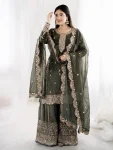 2DESIGNER FENDY SILK EMBROIDERY CODING AND SEQUENCE WORK TOP PALAZZO WITH DUPATTA FESTIVE WEAR WHOLESALE PRICE ETHNIC GARMENT (28)