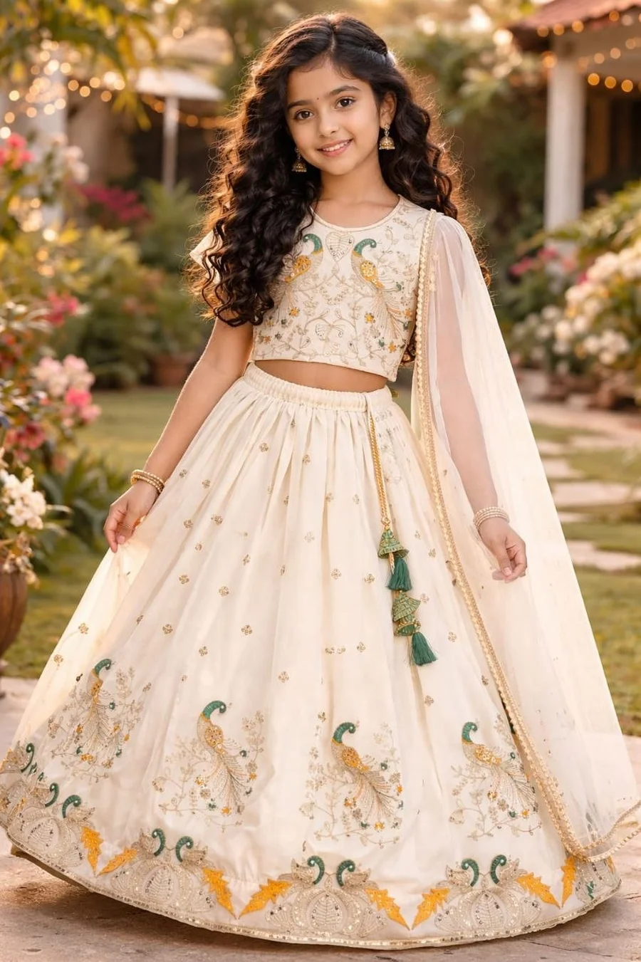 2DESIGNER GEORGETTE MULTI EMBROIDERY WORK LEHENGA CHOLI WITH DUPATTA FESTIVE WEAR WHOLESALE PRICE ETHNIC GARMENT (10)