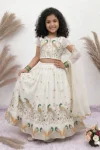 2DESIGNER GEORGETTE MULTI EMBROIDERY WORK LEHENGA CHOLI WITH DUPATTA FESTIVE WEAR WHOLESALE PRICE ETHNIC GARMENT (10)