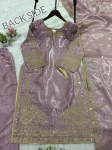 2DESIGNER GLASS ROMAN CODING WITH SEQUENCE EMBROIDERY WORK TOP BOTTOM WITH DUPATTA FESTIVE WEAR WHOLESALE PRICE ETHNIC GARMENT (15)